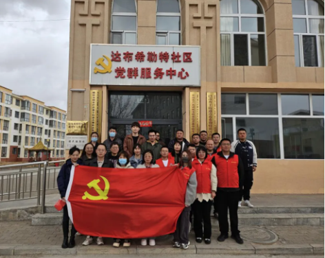 盟直民政系統深入包聯社區開展環境衛生整治活動